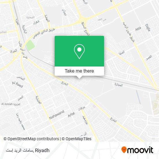 سامات الريد إست map