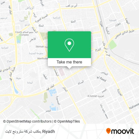 مكتب شركة سترونج لايت map