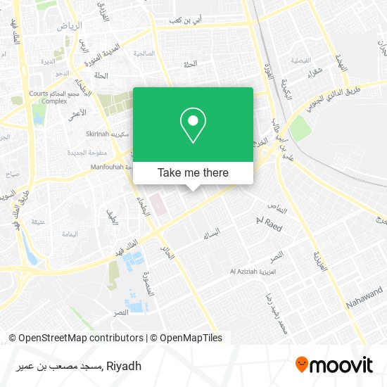 مسجد مصعب بن عمير map