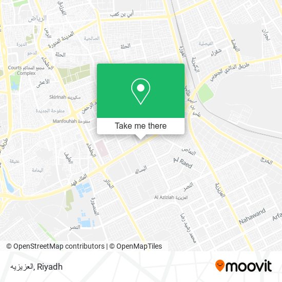 العزيزيه map