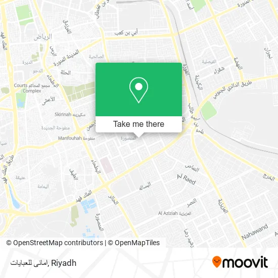 امانى للعبايات map