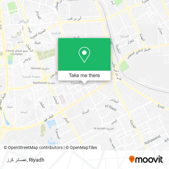 عصائر كرز map