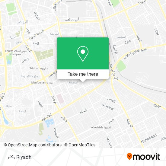 نكتار map