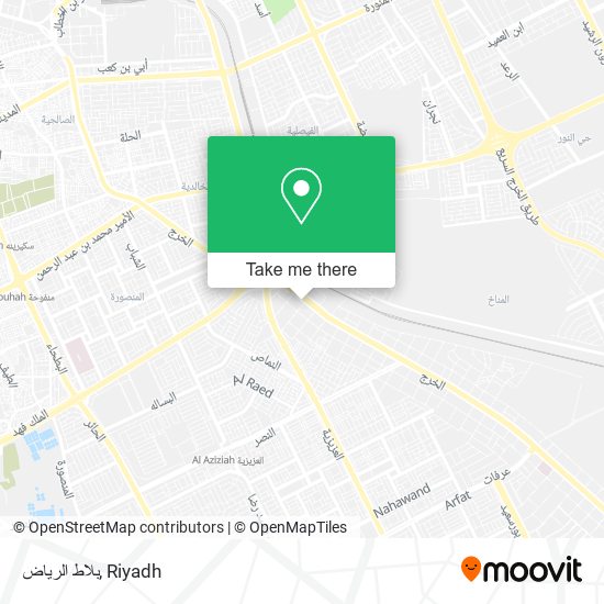 بلاط الرياض map