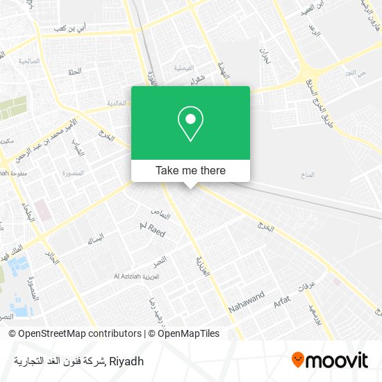 شركة فنون الغد التجارية map