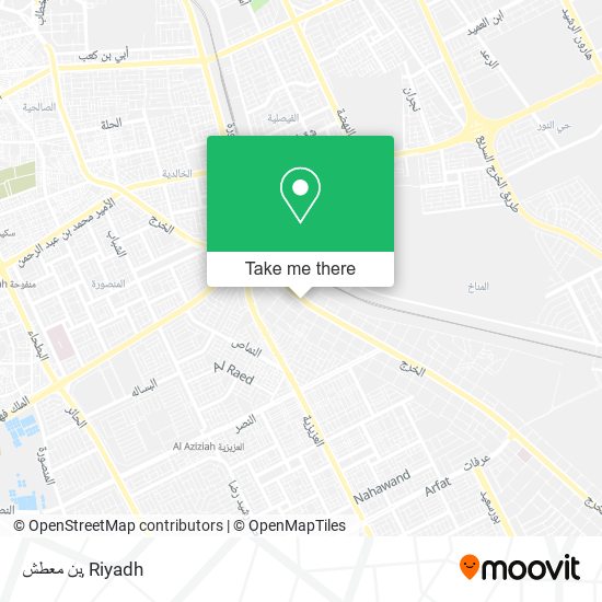 بن معطش map