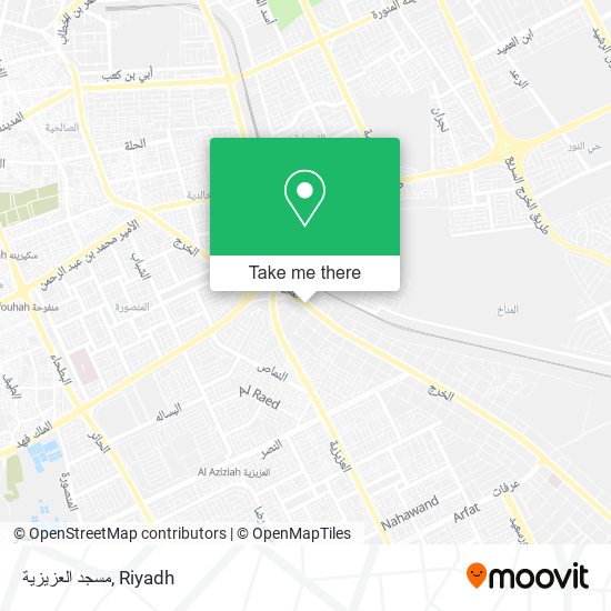 مسجد العزيزية map