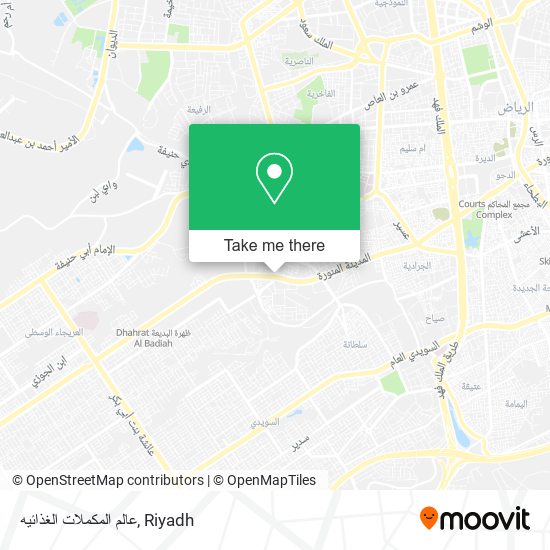 عالم المكملات الغذائيه map