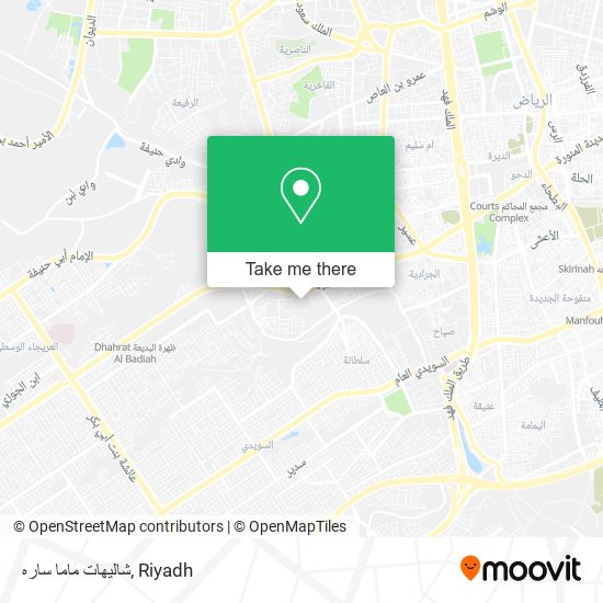 شاليهات ماما ساره map