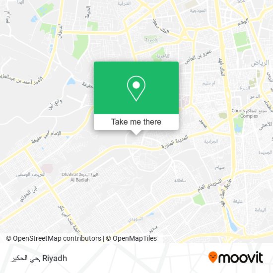 حي الحكير map