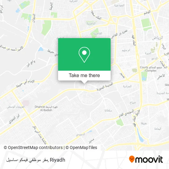 مقر موظفي فيمكو-ساسيل map