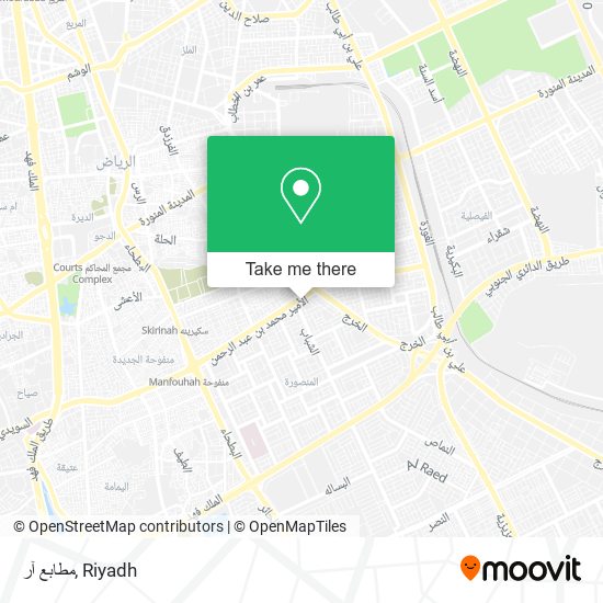مطابع آر map