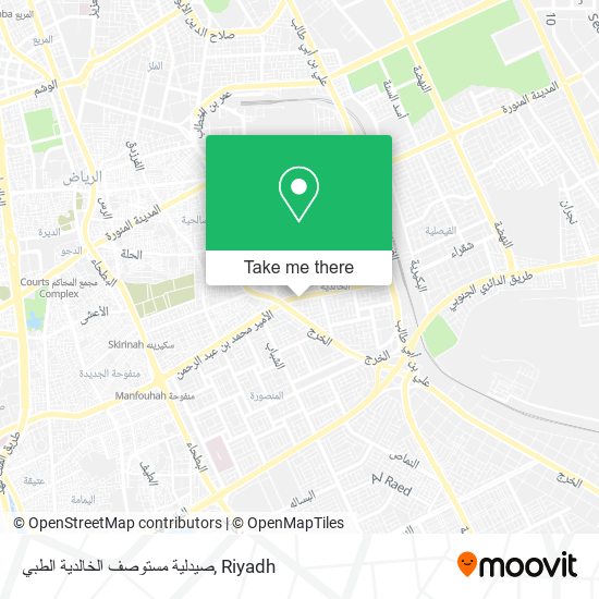 صيدلية مستوصف الخالدية الطبي map