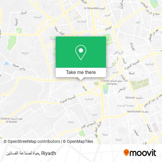 حياة لصناعة الفساتين map