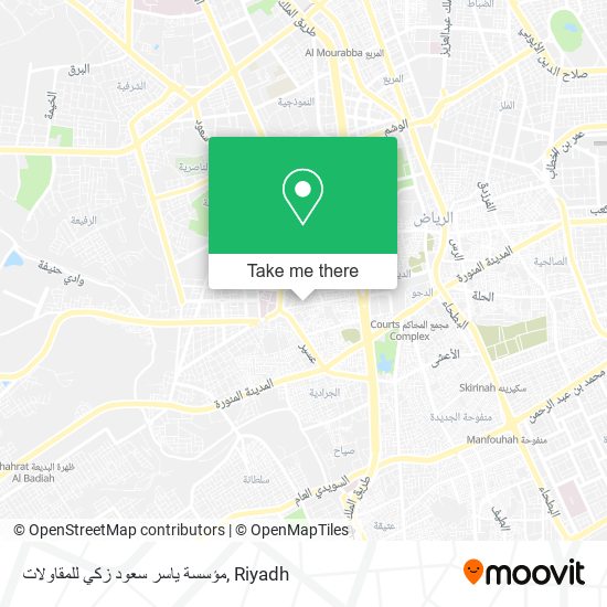 مؤسسة ياسر سعود زكي للمقاولات map