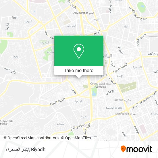 ايتبار الصحراء map