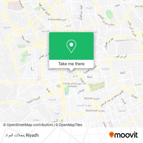 محلات المواد map
