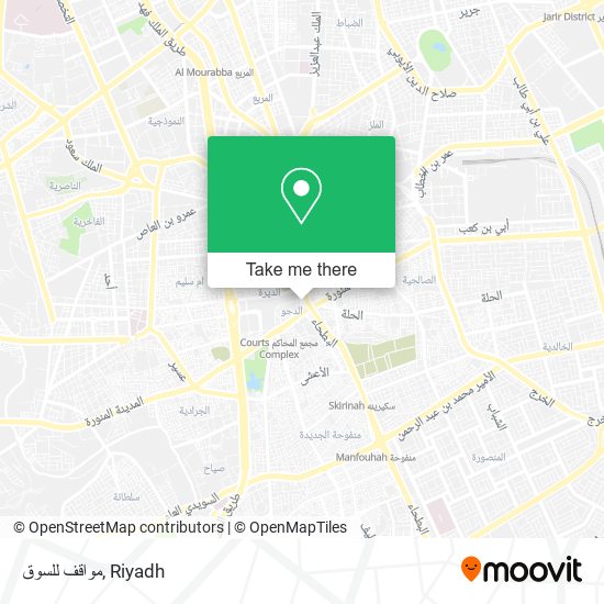 مواقف للسوق map