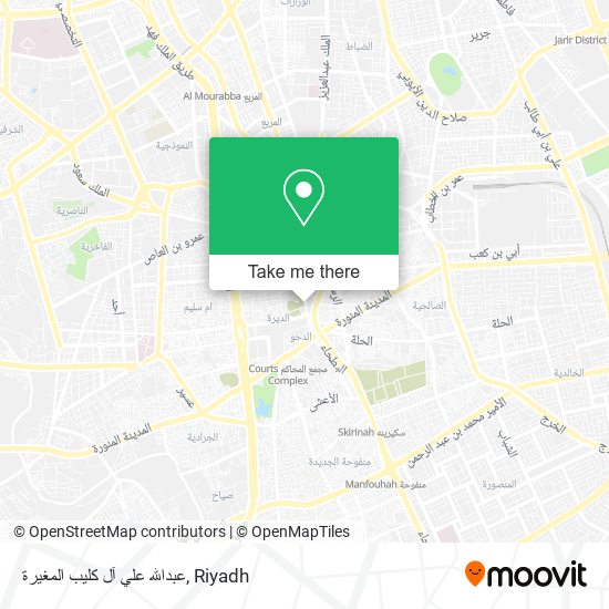 عبدالله علي آل كليب المغيرة map