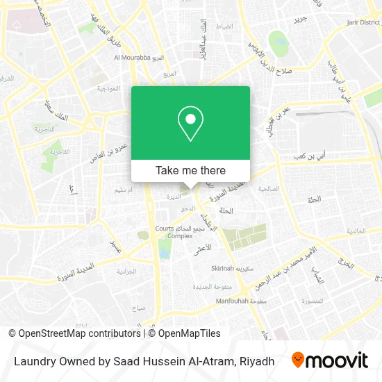 Laundry Owned by Saad Hussein Al-Atram map