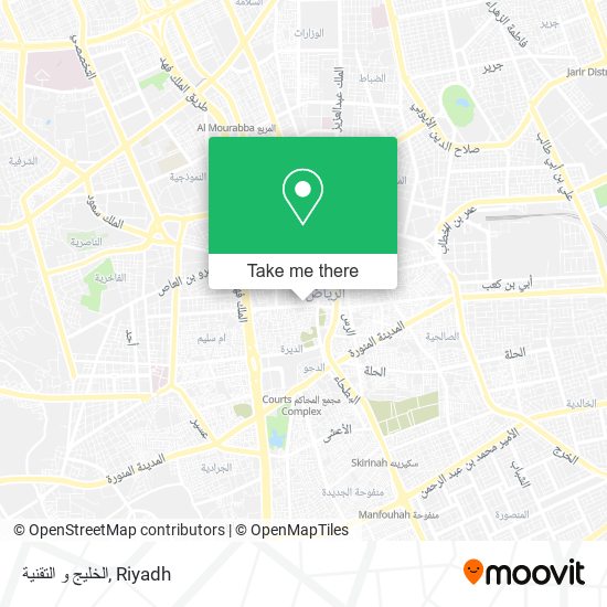 الخليج و التقنية map