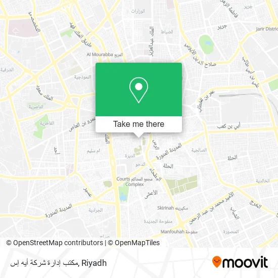 مكتب إدارة شركة أيه إس map
