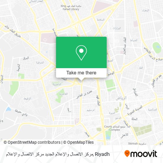 مركز الاتصال والإعلام الجديد مركز الاتصال والإعلام map