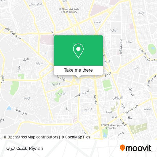خدمات البوابة map