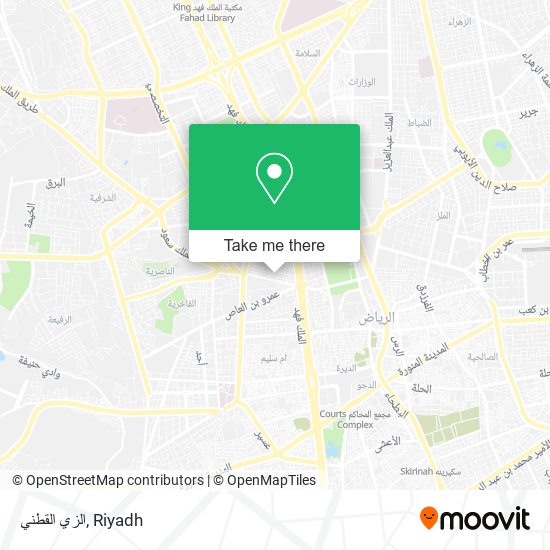 الزي القطني map