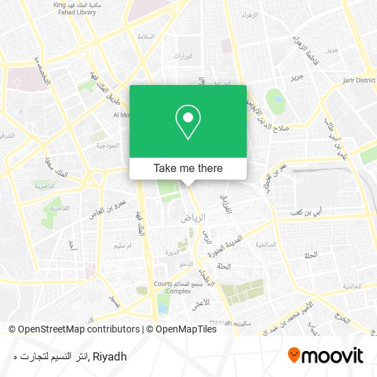 انتر النسيم لتجارت ه map