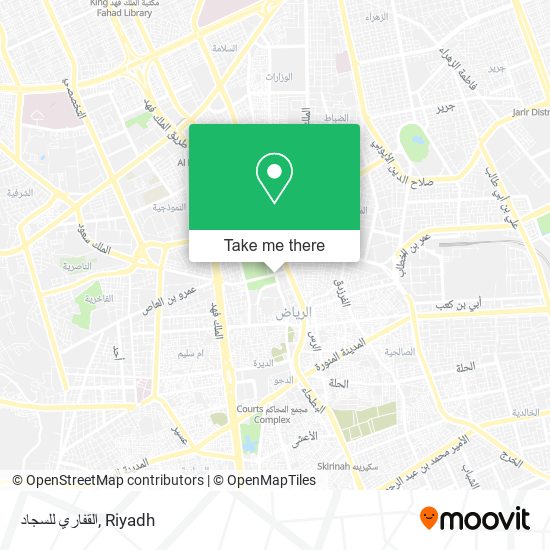 القفاري للسجاد map