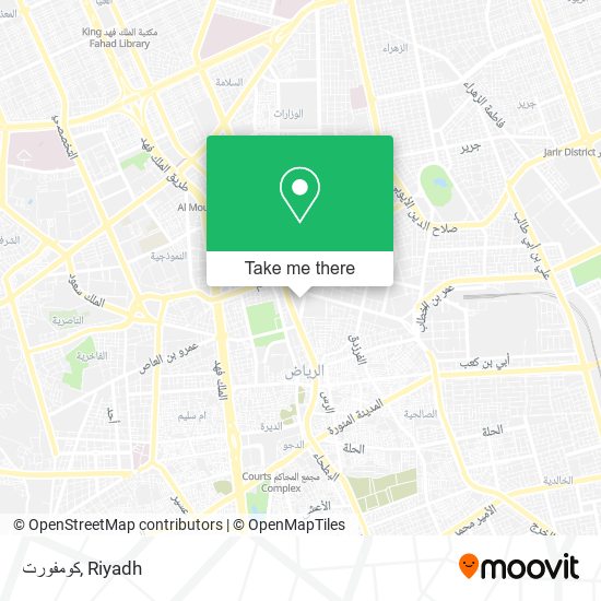 كومفورت map