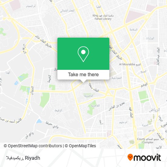 ريكميدفيلا map