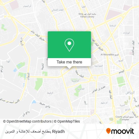 مطابخ أضعاف للإعاشة و التموين map
