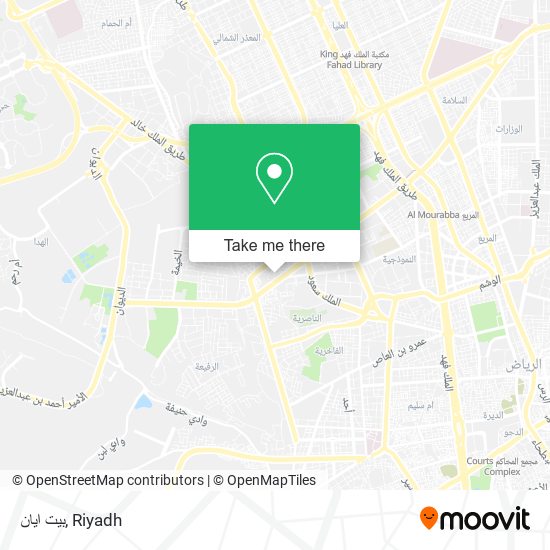 بيت ايان map