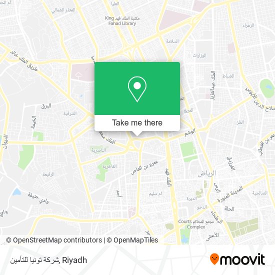 شركة تونيا للتأمين map