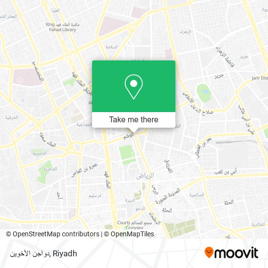 دواجن الأخوين map
