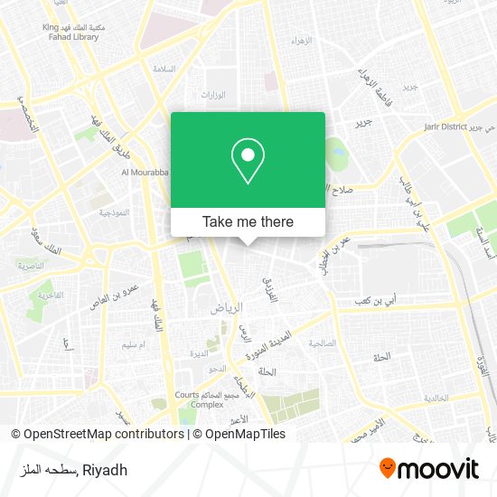 سطحه الملز map