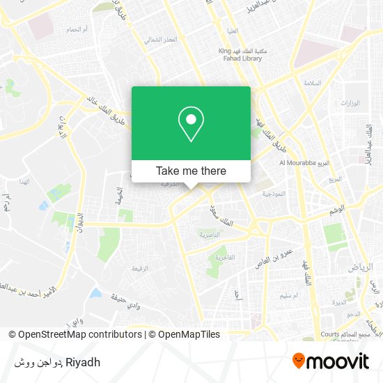 دواجن ووش map