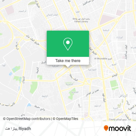 بيتزا هت map