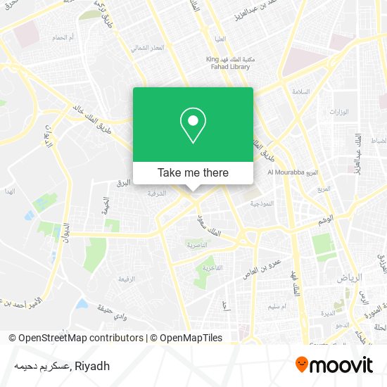 عسكريم دحيمه map