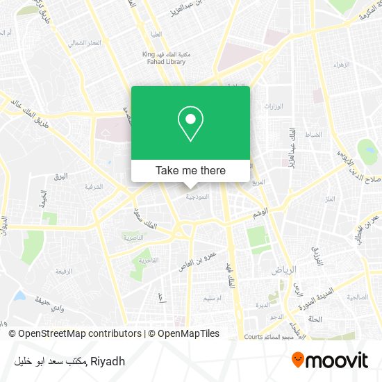 مكتب سعد ابو خليل map