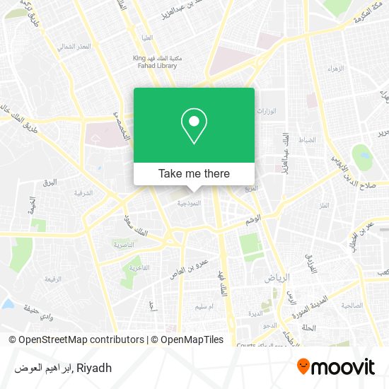 ابراهيم العوض map
