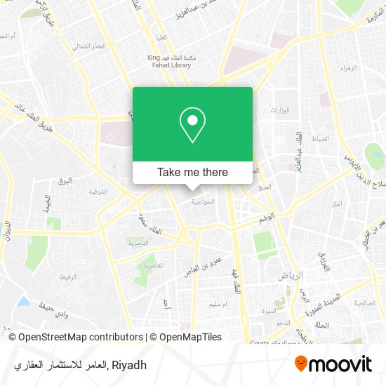 العامر للاستثمار العقاري map