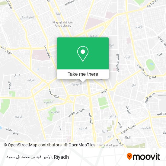 الامير فهد بن محمد ال سعود map