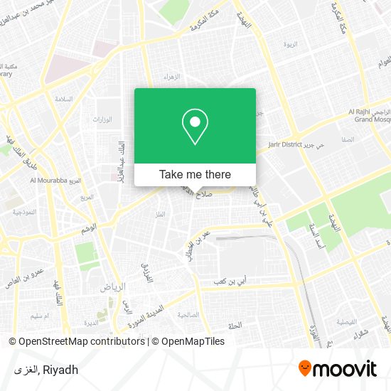 الغزى map