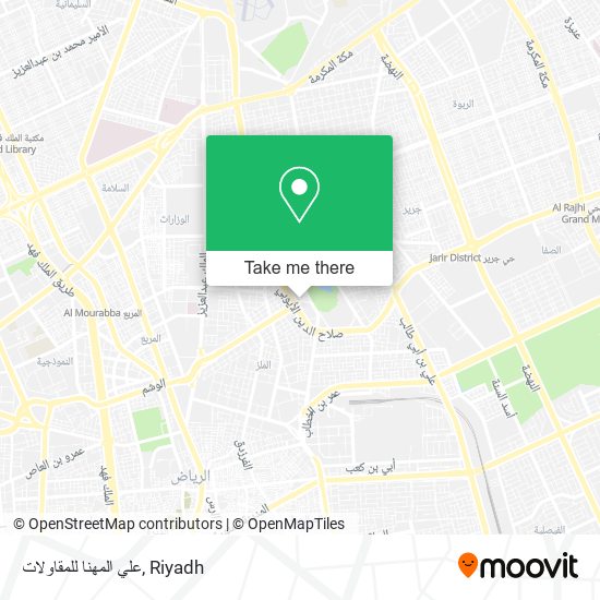 علي المهنا للمقاولات map