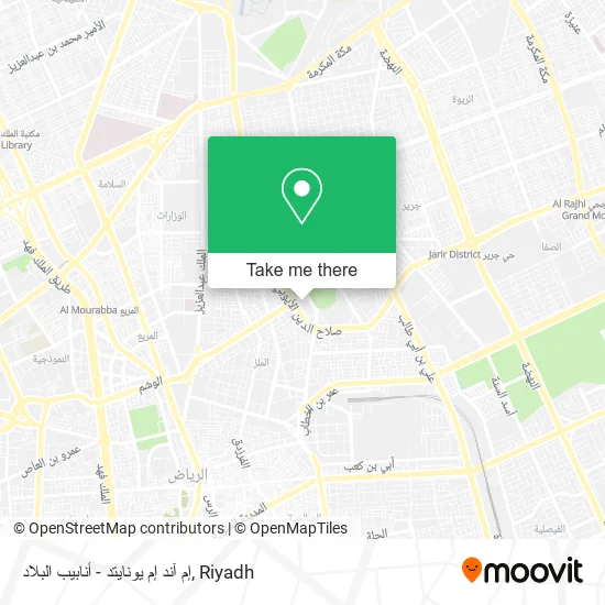 إم آند إم يونايتد - أنابيب البلاد map