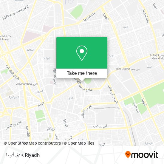 فندق أدوما map