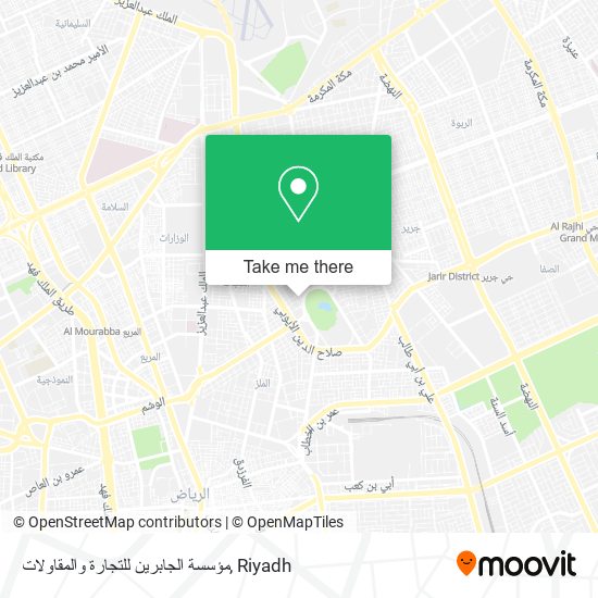 مؤسسة الجابرين للتجارة والمقاولات map